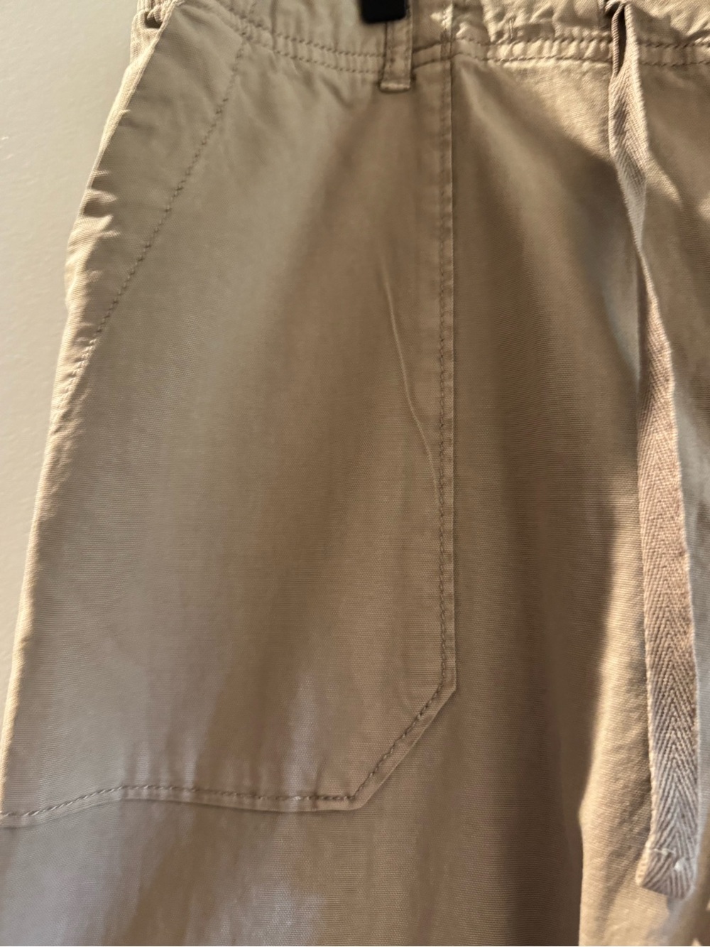 Sonoma Beige Drawstring Jogger Pants - Picture 2 of 7
